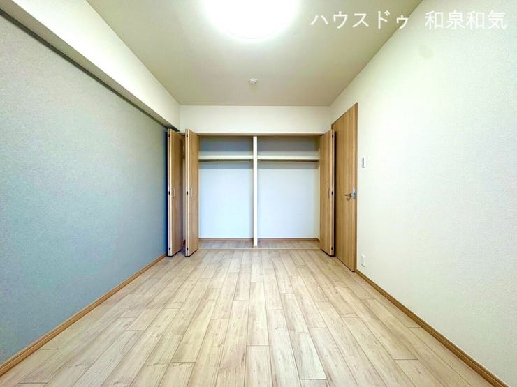 収納付の洋室で、お部屋をすっきり保てます