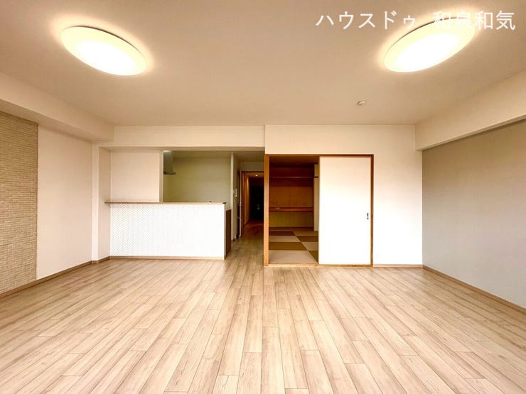 家具を置いても余裕あるリビングです♪