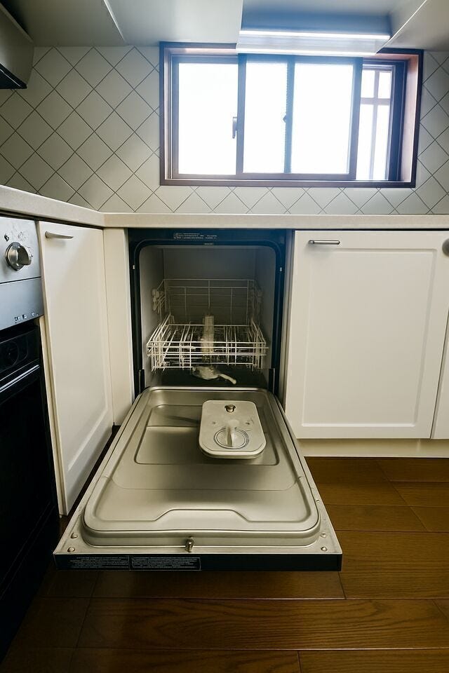 食器洗浄乾燥機付き♪
毎日の家事も楽ちんになりますね☆
※小物類を除去する修正を行っています。