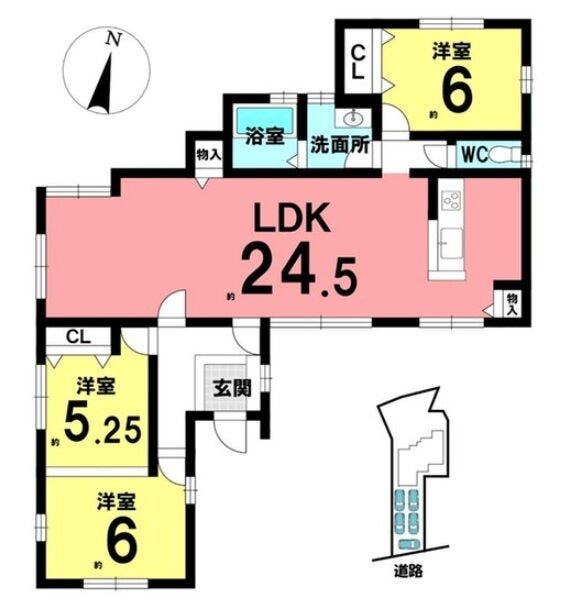 *間取り*
現在はこの間取りです。