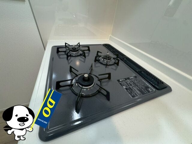 3つ口コンロで、お料理がはかどりますね。
