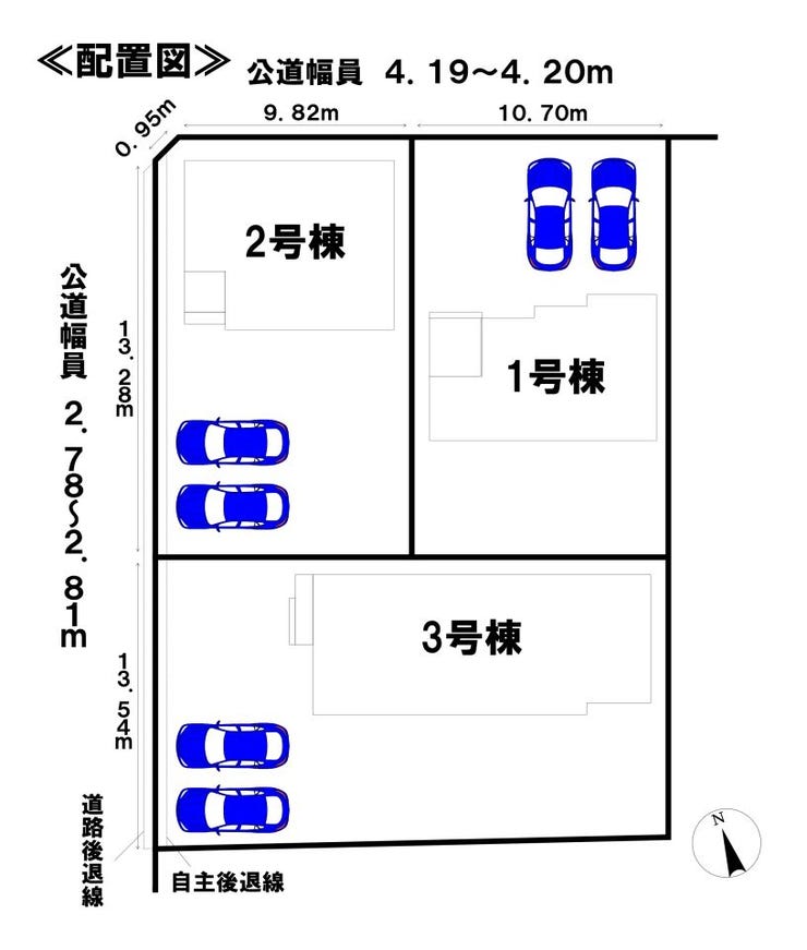 【全体区画図】
≪配置図≫