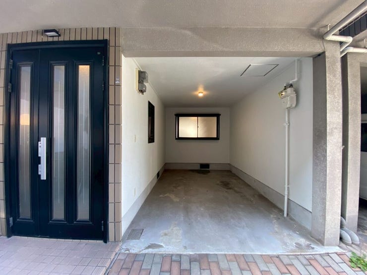 インナーガレージで雨でも安心♪