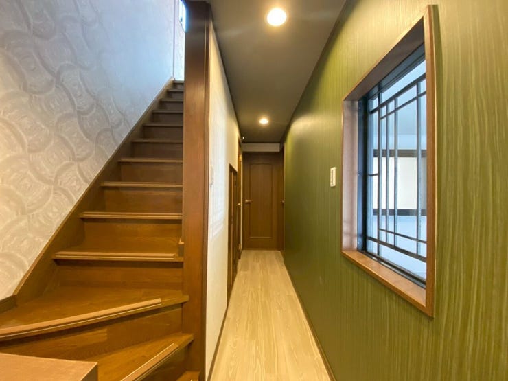 廊下もおしゃれです♪