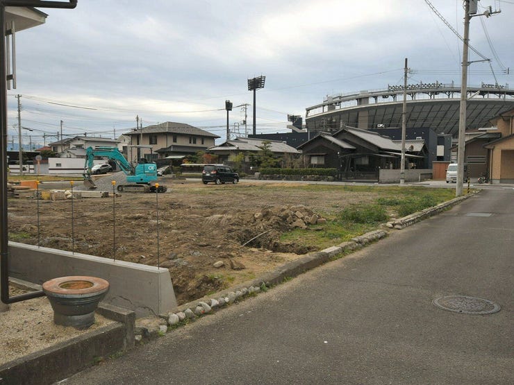 分譲予定地全体を北東側より撮影 2025.12.17