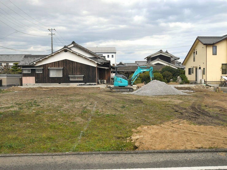 分譲予定地全体を西側より撮影 2025.12.17