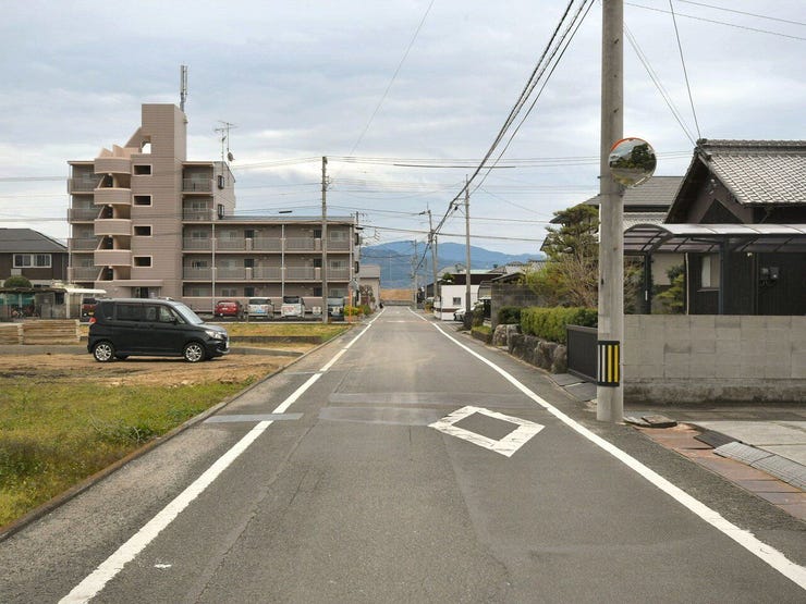 分譲予定地の西側道路 2025.12.17