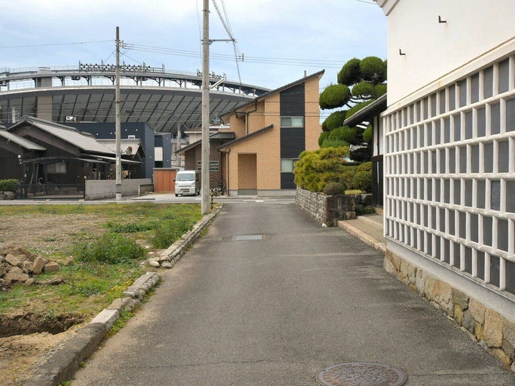 分譲予定地の北側道路 2025.12.17