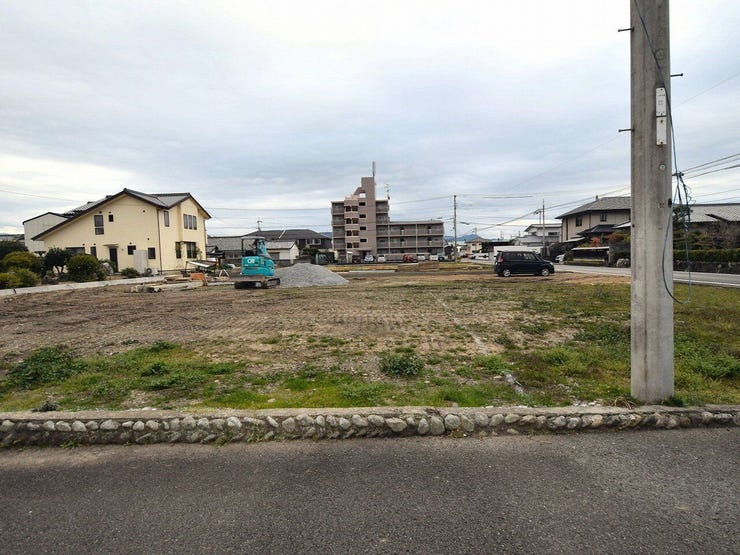 分譲予定地全体を北側より撮影 2025.12.17