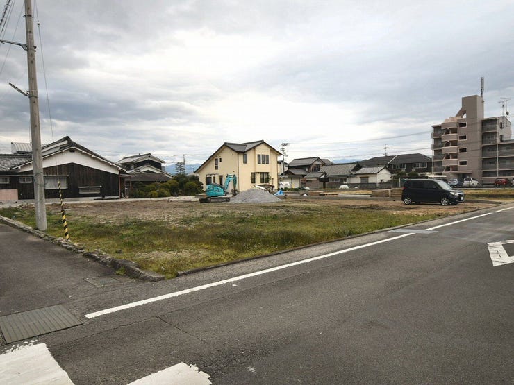 分譲予定地全体を北西側より撮影 2025.12.17