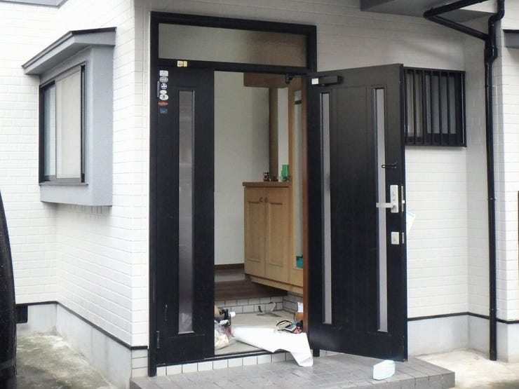 玄関 2025.12.17 雨天時