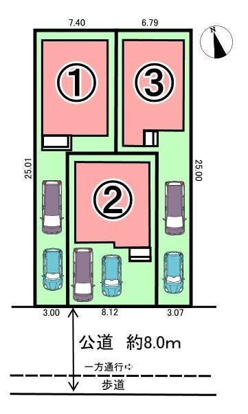 【全体区画図】
2号棟 区画