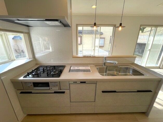 家事の時短の嬉しい食洗器付きです!