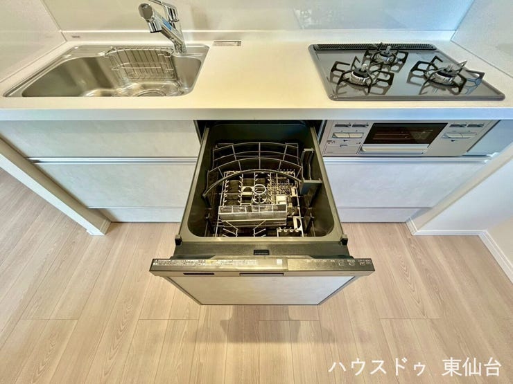 食洗器付き♪肝心のお片付けもはかどりますね♪