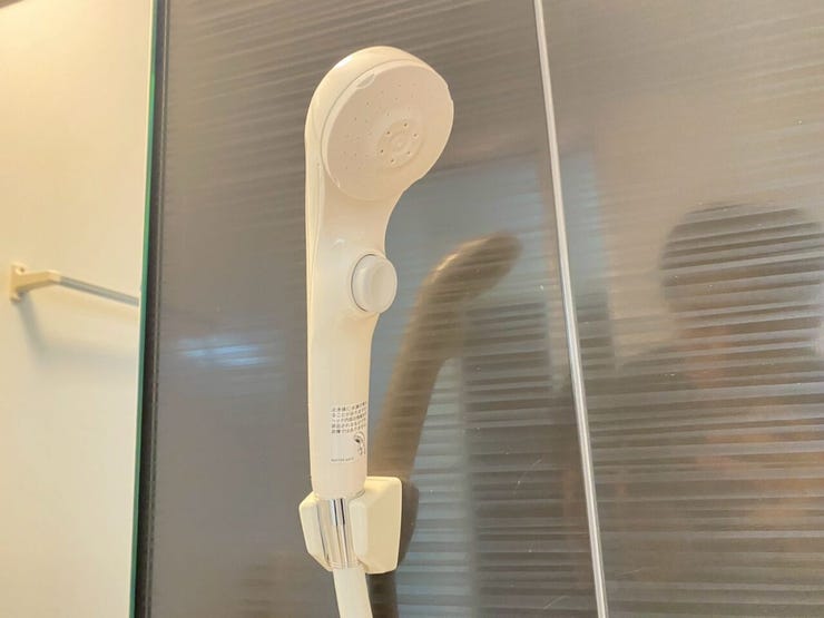 節水シャワー
肌あたりがやさしく、快適。