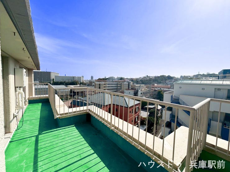 眺望・日当たり良好のバルコニー!