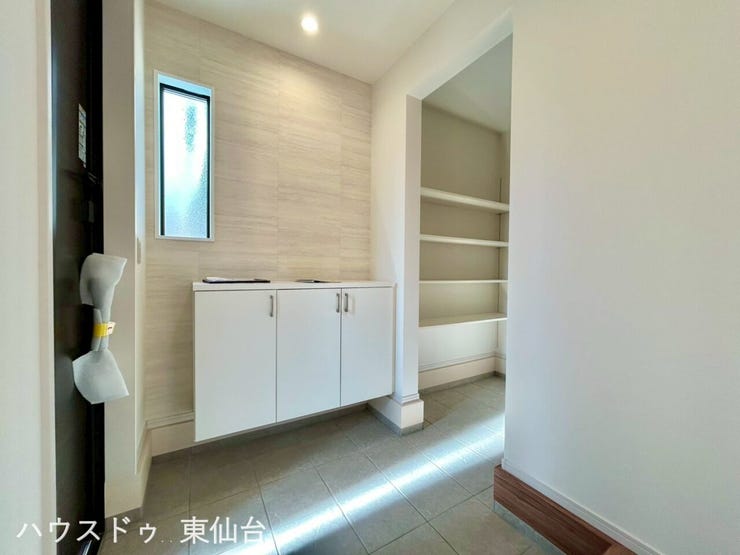 収納力のあるシューズボックス付きで、玄関まわりもすっきり快適