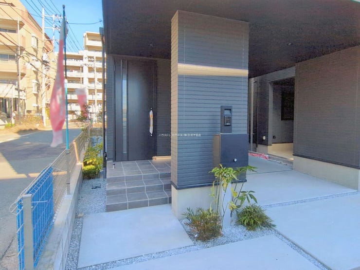 ◎玄関ポーチ:1号棟(1/23撮影)