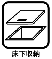 キッチンに床下収納あります!