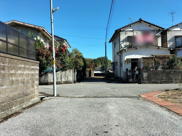 西側道路 西から東方向