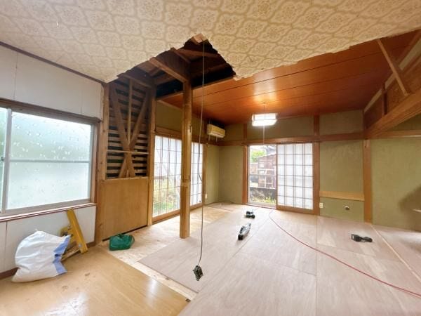 【リフォーム中】約13帖のLDKに間取り変更をしています。