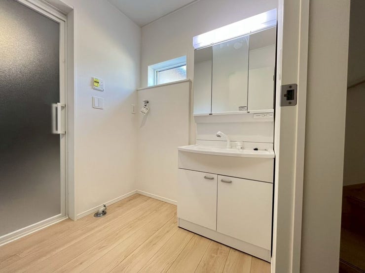 洗濯機置き場も完備