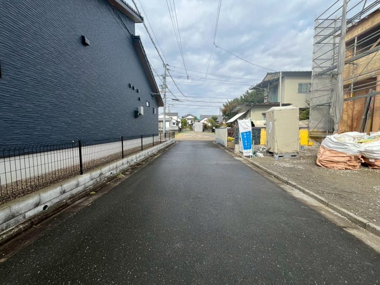 建築中(2025年12月現在)
前面道路