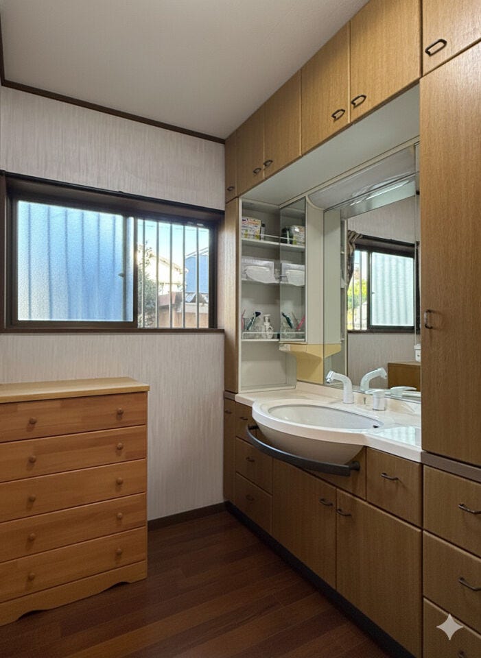 大容量の収納スペースがあるので、隠して収納可能です。
収納が多いと嬉しいですね。
(CG加工の為、現況と異なります。)