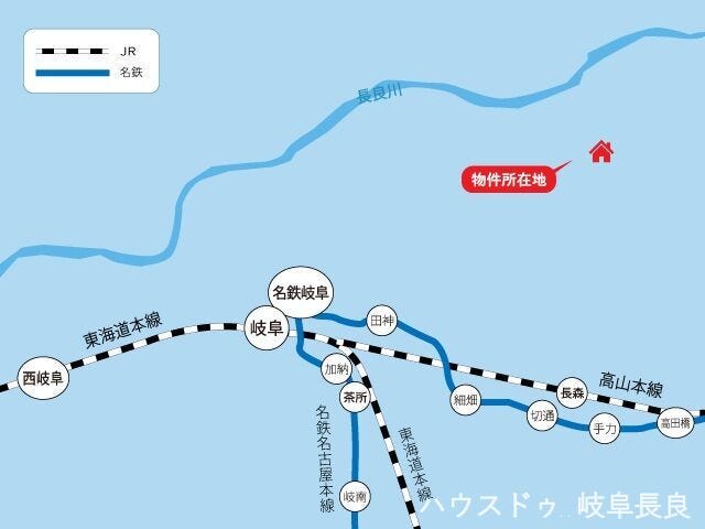 名鉄各務原線 細畑駅 車8分
名鉄各務原線 田神駅 車9分
岐阜バス日野本郷徒歩4分