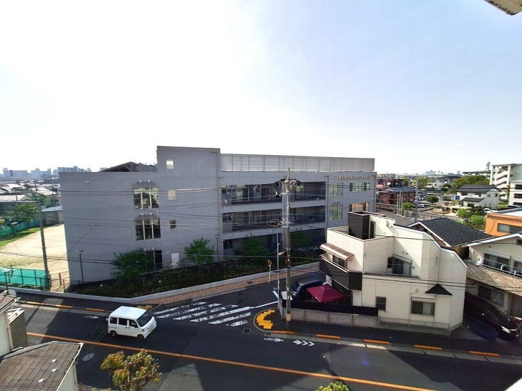 洋室からの西側眺望写真