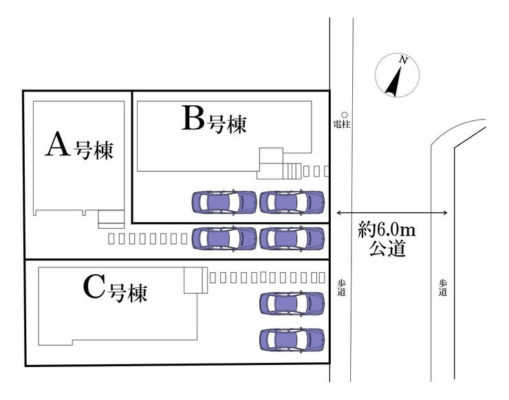 ◎区画図:A号棟
