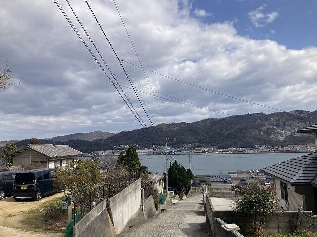 前面道路からの眺望