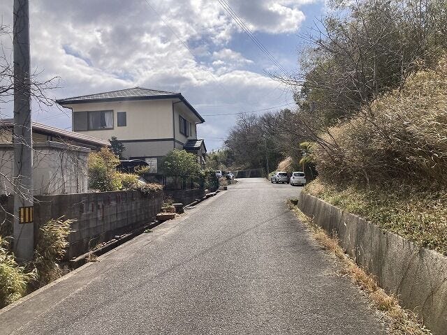 前面道路含む現地(南向き)