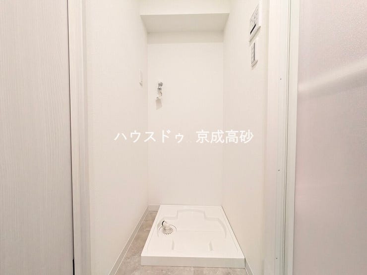 洗濯機置き場です。