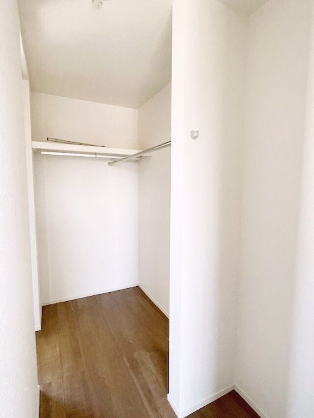 全居室収納あり。お部屋がスッキリ片付きますね。