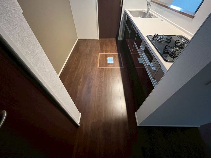 キッチン上から見た雰囲気