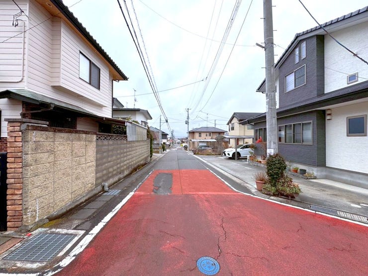 西側接道北側より撮影