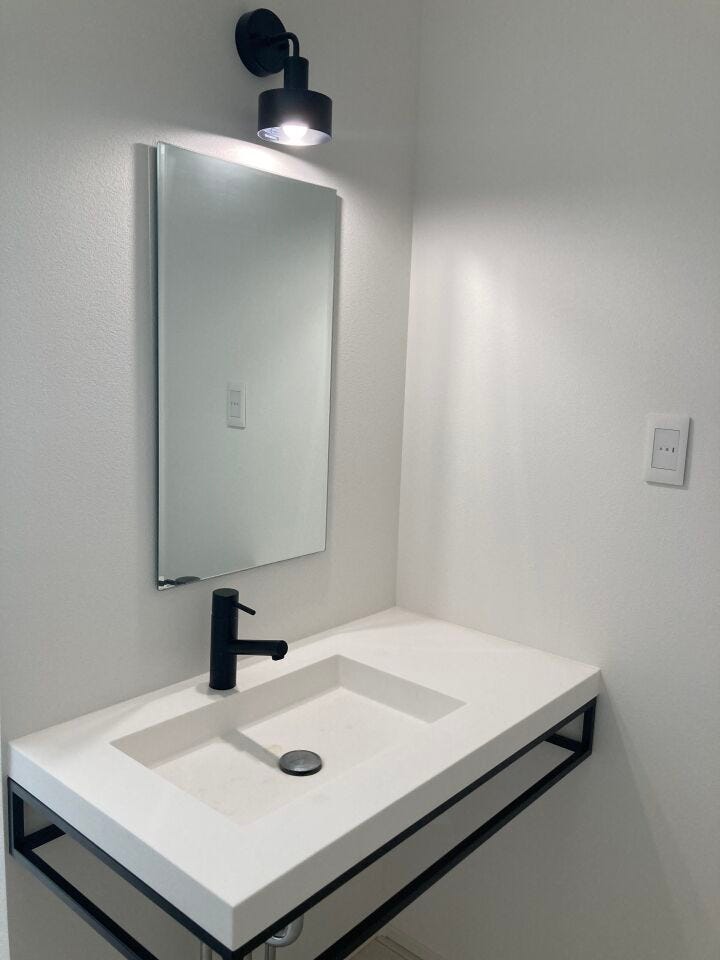 2Fにも洗面台がついています