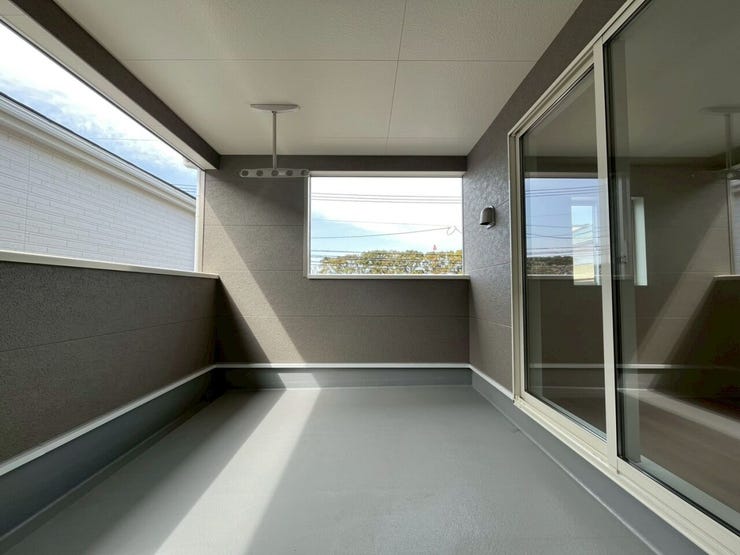 大きなバルコニー♪