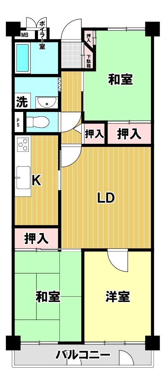【間取り】
2025年リフォーム済み!すぐご入居いただけます♪