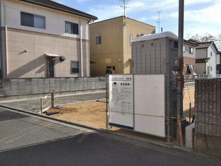 建設地を北西側より撮影 2025.12.23