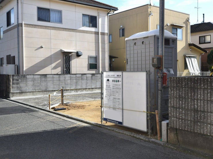 建設地を北西側より撮影 2025.12.23