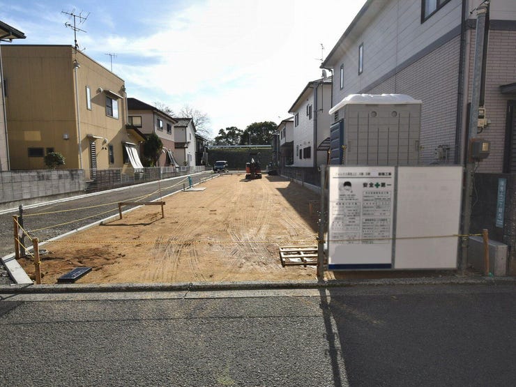 建設地を北側より撮影 2025.12.23