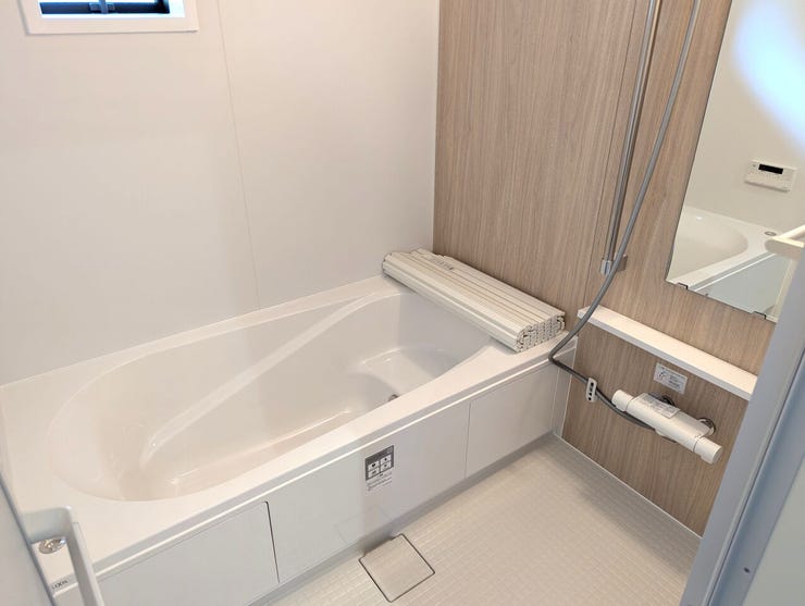 機能性と美しさを兼ね備えた浴室デザイン。