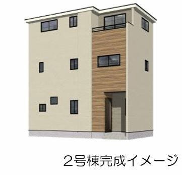 【外観】
【2号棟外観パース】