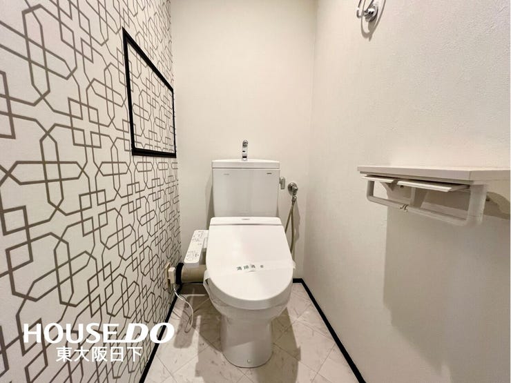 トイレ:温水洗浄便座付きのトイレです!