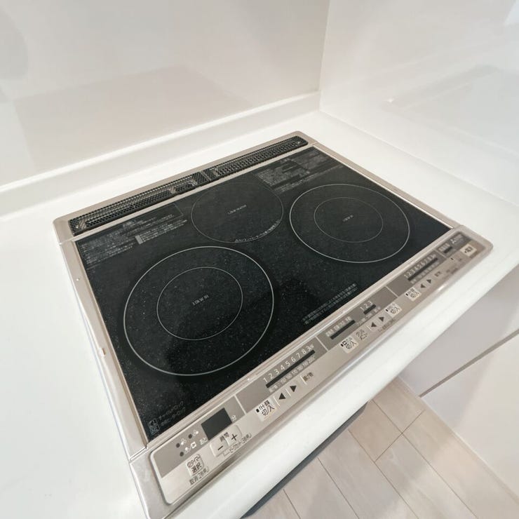 IHクッキングヒーター搭載は安心安全なうえ、お掃除も楽々です♪
