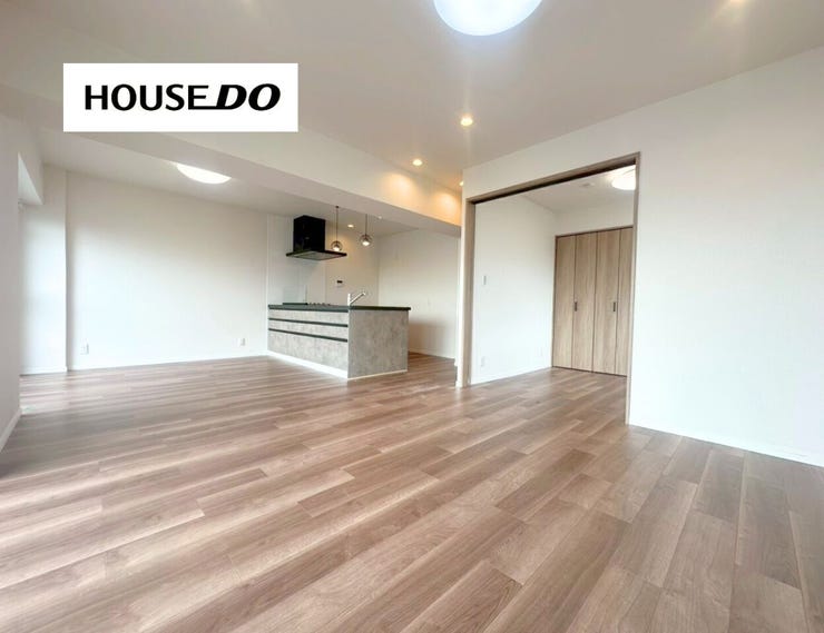 広々18.4帖LDKで家具を置いてもゆとりのある空間に◎