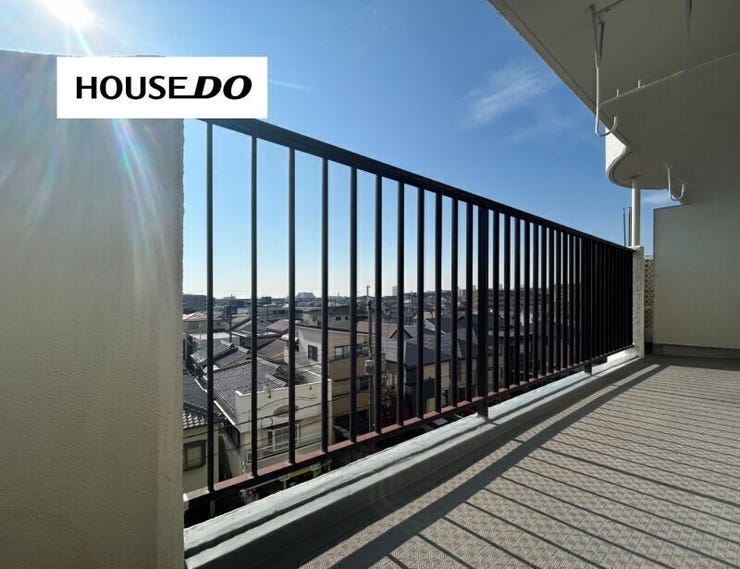 南向き5階部分で日当たり・通風良好♪