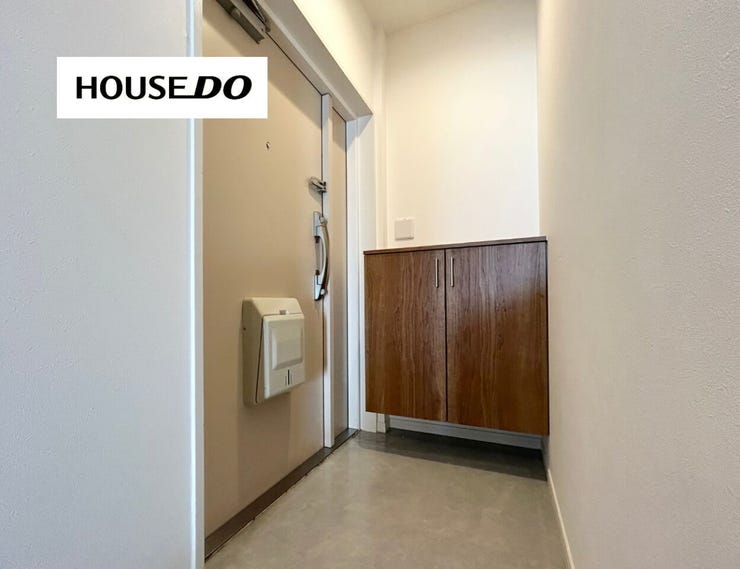 シューズボックス付きの玄関◎